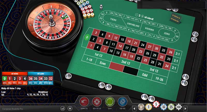 Chơi Roulette online đổi thưởng