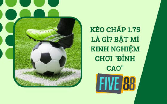 Kèo chấp nửa 1.75