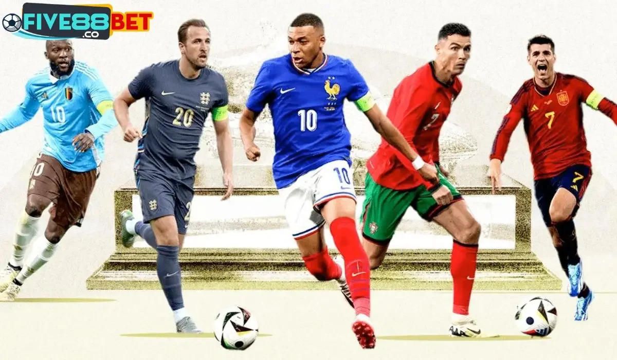 Top ứng cử viên cho chiếc giày vàng Euro 2024: Kylian Mbappe, Harry Kane xếp đầu